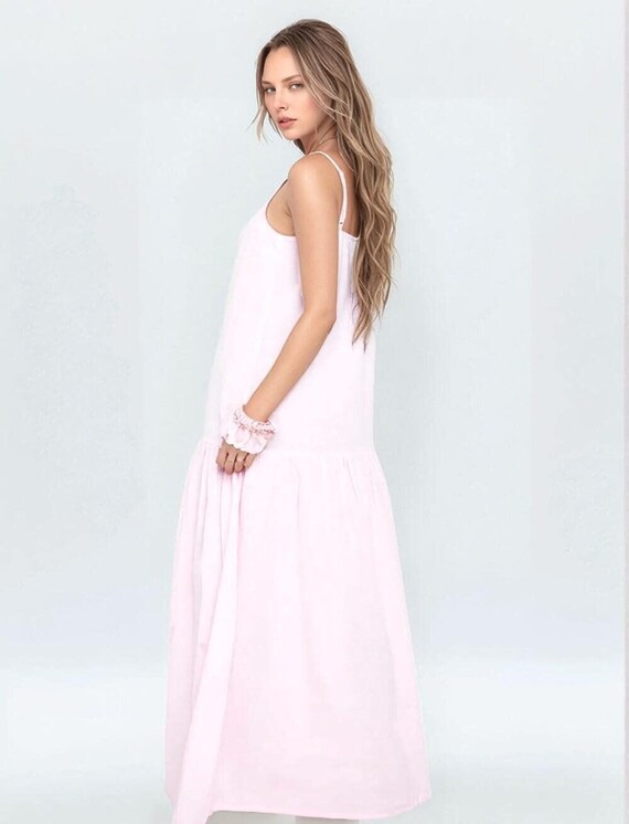 knee length dresses for ladies Pretty In Pink Maxi Dress main image 1