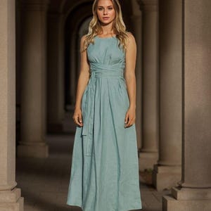 mint green and brown dress TASHITA Strapless Mint and Lavender Indian Dress