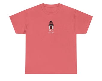 Lighthouse T-shirt met print, Coastal Beach Apparel