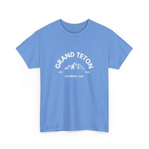 Grand Teton Shirt, Mountain Unisex T-Shirt, Outdoor Adventure Top, Wyoming Shirt, Park Tee, Camping, Hiking