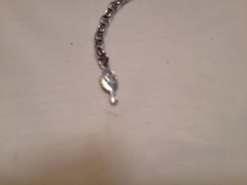 Silvertone Sarah Coventing 3 Dangle Penndant 33 Inch Necklace