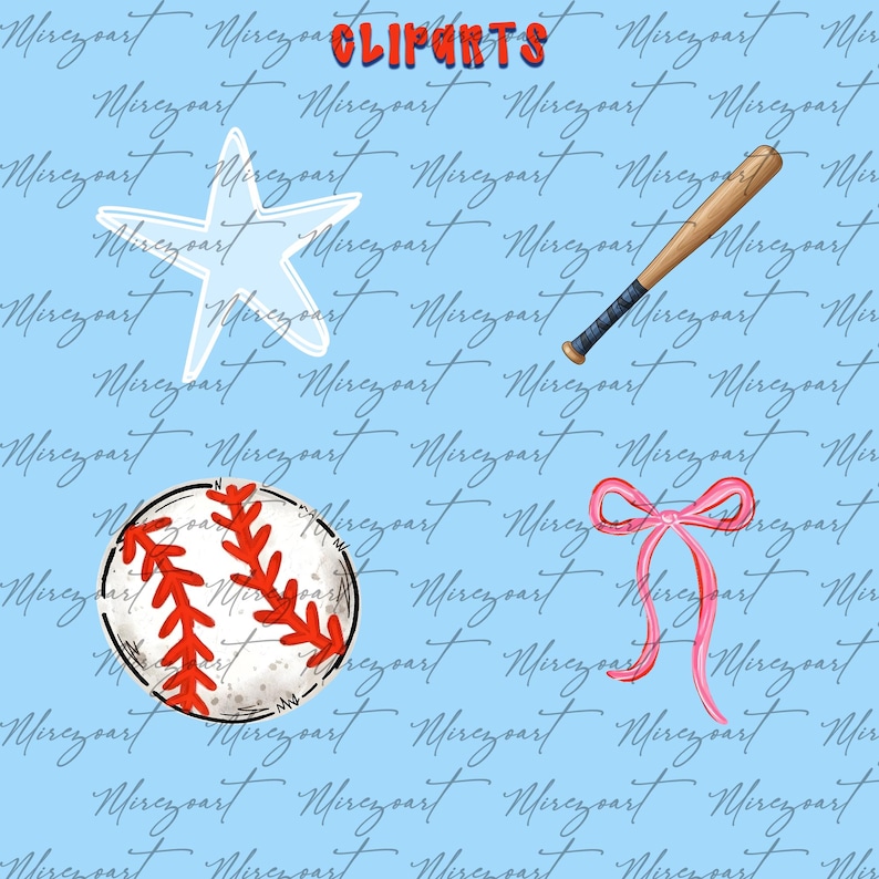 Preppy Baseball Alphabet PNG Bundle Sporty Letters and Numbers Clipart Set Game Day Graphics for Sublimation Cricut Team Shirt Designs image 5