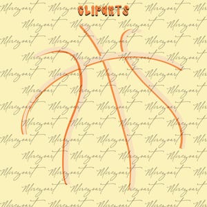 May include: A basketball illustration with orange lines on a light yellow background. The word "cliparts" is at the top in orange and brown. The background is covered in the word "Merezoart" in a cursive font.