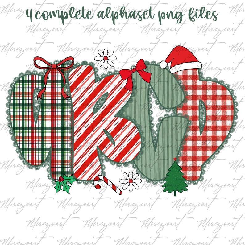 May include: A festive graphic featuring the word "DAD" in a Christmas theme. The letters are decorated with plaid, candy cane stripes, and a Santa hat. Additional elements include a candy cane, holly, and a Christmas tree. The image is surrounded by a decorative border.