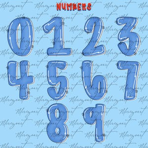 Preppy Baseball Alphabet PNG Bundle Sporty Letters and Numbers Clipart Set Game Day Graphics for Sublimation Cricut Team Shirt Designs image 3