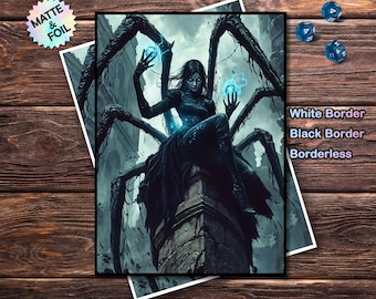 MTG Card Sleeves - Spider Manipulator Style, Standard & Japanese Size, Foil or Matte