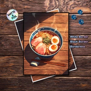 Mtg Card Sleeves, Mtg Sleeves Matte, Top Quality and Detailed Magic Card Sleeves, Ramen Card Sleeves, Gifts for Gamers