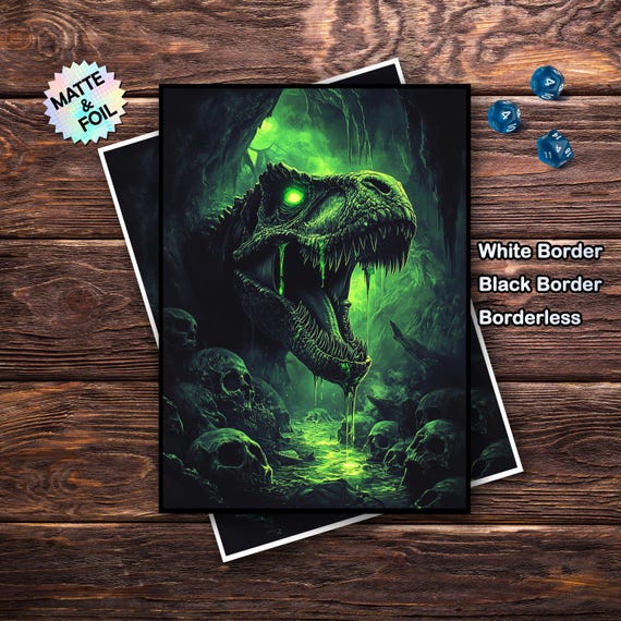 Mtg Card Sleeves, Dinosaur Art Card Sleeve, Matte or Foil, Standard  Size(66x91mm) - Etsy
