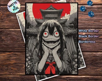 MTG Card Sleeves - Creepy Doll Magic Sleeves, Standard & Japanese Size, Foil or Matte