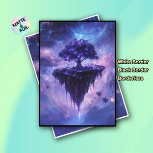 MTG-kaarthoezen, Fantasy Islands-kaarthoes, Premium Magic-kaarthoes, TCG-hoesbeschermer, matte en folie-afwerking, cadeaus voor gamers