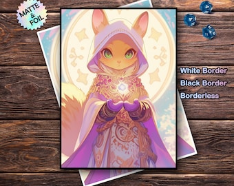 Mtg Sleeves Squirrel, Matte or Foil Card Sleeves, Gamer Gift, Standard Size