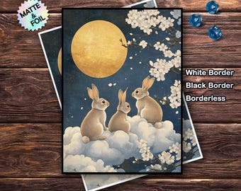 MTG Sleeves, TCG Card Sleeve Protectors, Whimsical Pastel Bunny Rabbit  Themed Card Sleeve, Gifts for Gamers, MTG Accessories - Etsy