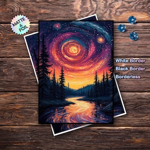 Mtg Card Sleeves, Mtg Sleeves Matte, Top Quality and Detailed Magic Card Sleeves, Gifts for Gamers, Magic Forest Card Sleeves