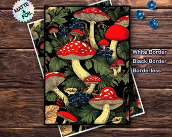 Mtg Card Sleeves, Mushroom Cave Theme Magic Sleeves, Matte or Foil,  Standard Size 66x91mm - Etsy