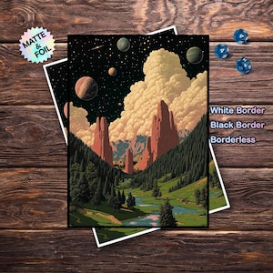 Mtg Landscape Sleeves - Etsy