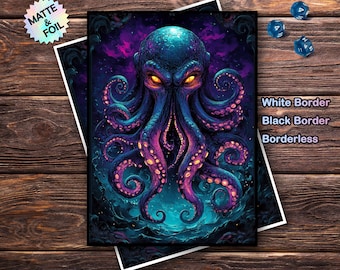 kraken card sleeves Play To Win - Art Wetter und Abnutzungserscheinungen Sea Monster Card Sleeves -
