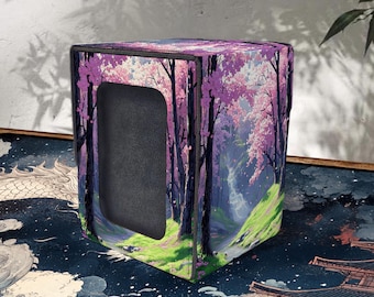 レザー製 MTG デッキボックス（統率者名入り）: オックスブラッド