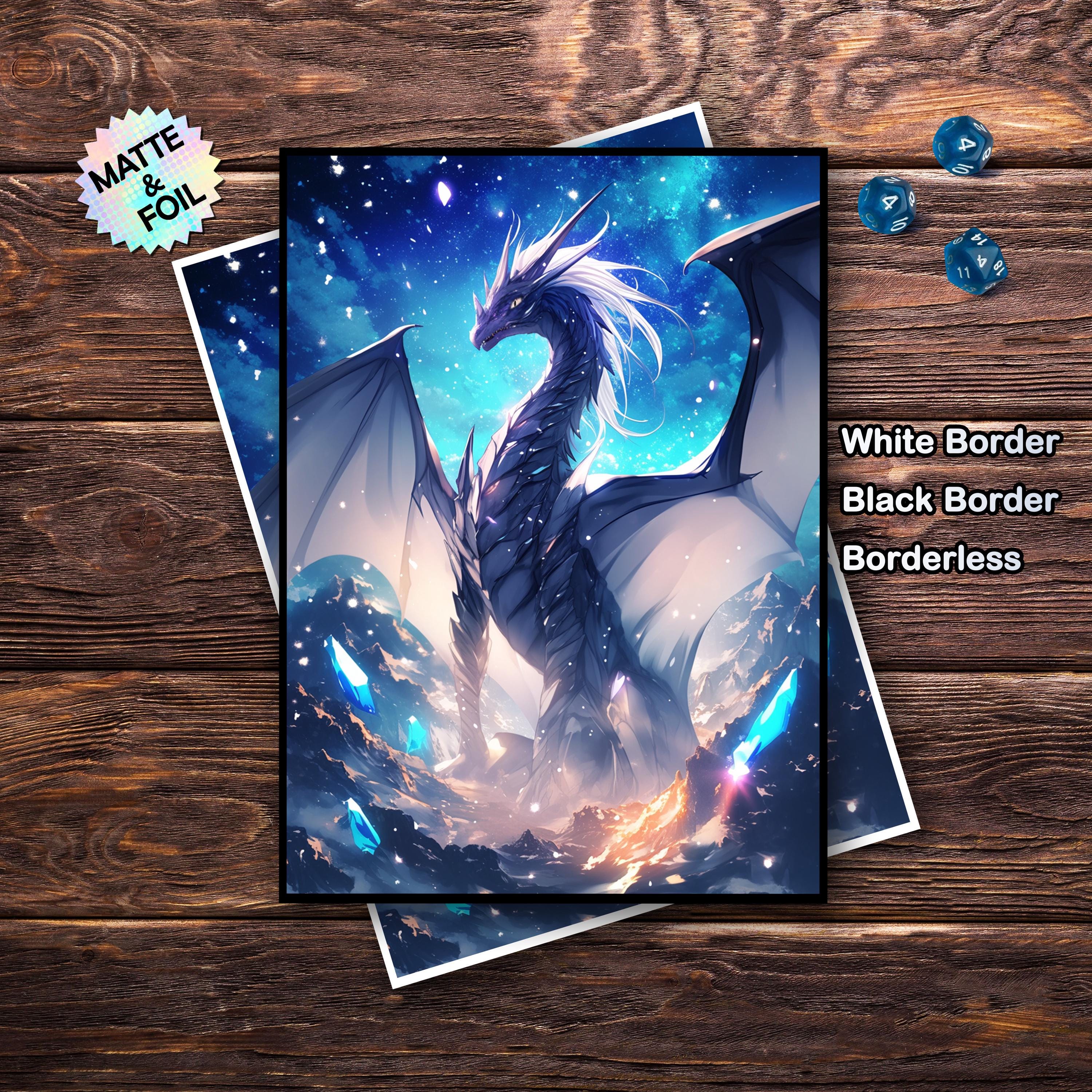 MTG カードスリーブ - ブルードラゴンスタイル、標準サイズと日本