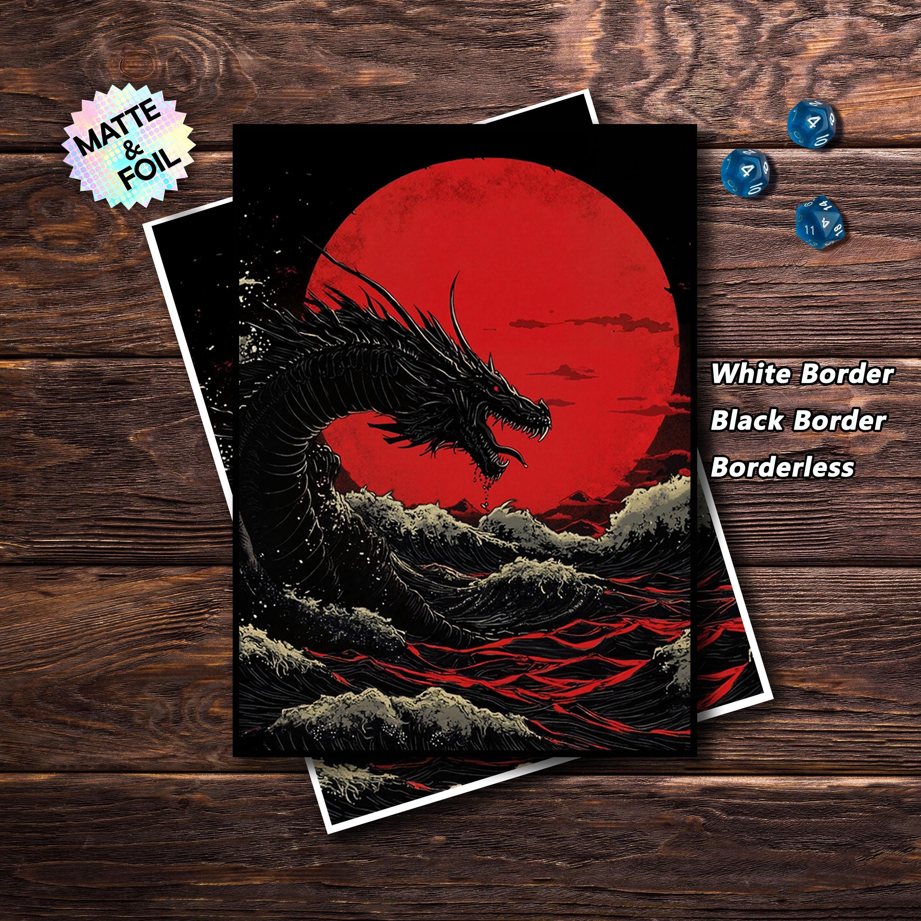 Dragon Art Card Sleeves - Etsy Dragon Art Card Sleeves - Etsy