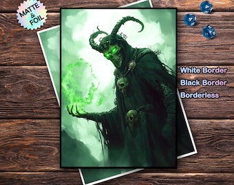 Mtg Card Sleeves, Anime Zombie Card Sleeve, Matte or Foil , Gift for Gamers  - Etsy
