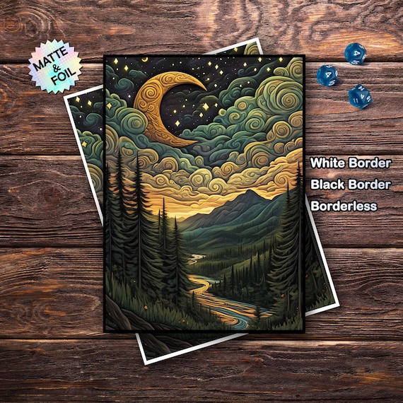 custom art card sleeves mtg Amazon.com: VEHASAYO Custom Card Sleeves, Make Your Own Trading Collectible Card  Protector, Compatible with Yugioh & Magic The Gathering – MTG, TCG, OCG :  Toys & Games main image 0