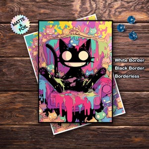 Mtg Card Sleeves, Mtg Sleeves, Anime Cat Card Sleeves, Top Quality and Detailed Art Card Sleeve, Magic Card Sleeves, Gifts for Gamers