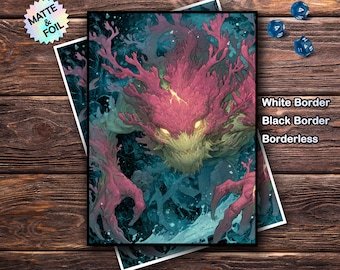 Mtg Sleeves Silver, Custom Card Sleeves, Matte or Foil, Gamer Gift, Standard Size