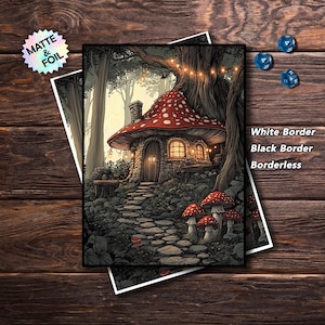 mushroom card sleeves Amazon.com: UGYAZX Cute Frog & Mushroom 9-Pocket Trading Card Binder Album, 900 Card Zipper Binder with 50 Removable Sleeves, Refillable 3-Ring Card Book for MTG, TCG and Sports Cards, Fits 2.5" x