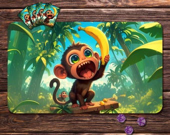 MTG-speelkleed, Banana Monkey - 24 x 14 x 15,5 inch, ruilkaartspellen, MTG-cadeau