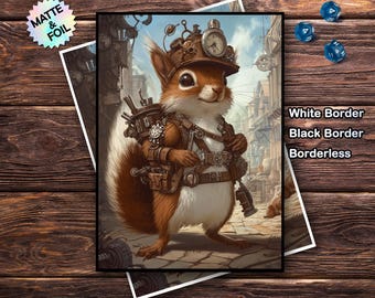 Mtg Sleeves Squirrel, Bloomburrow Card Sleeves, Matte or Foil, Gamer Gift, Standard Size