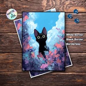Mtg Card Sleeves, Mtg Sleeves Matte, Cute Cat Card Sleeves, Top Quality and Detailed Art Card Sleeve, Magic Card Sleeves