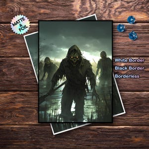 Horror Zombies MTG Card Sleeves: Matte Finish, Universal Size