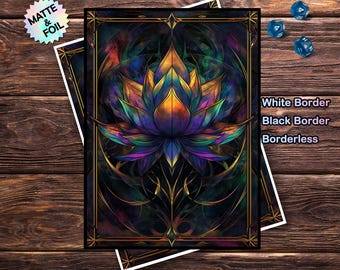 Mtg Sleeves Matte, Gothic Black Lotus Card Sleeves, Gamer Gift, Standard  Size(66x91mm) - Etsy