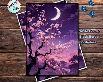 japanese card sleeves mtg Hokusai Forest MTG Sleeves: Japanese Art, Durable Card Protection (100+)