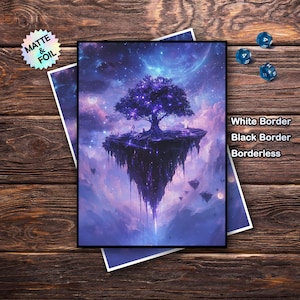Mtg Card Sleeves, Mtg Sleeves Matte, Top Quality and Detailed Magic Sleeves, Gifts for Gamers, Fantasy Islands Art Card Sleeves