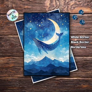 Mtg Card Sleeves, Mtg Sleeves Matte, Top Quality and Detailed Magic Sleeves, Gifts for Gamers, Whales Art Card Sleeves