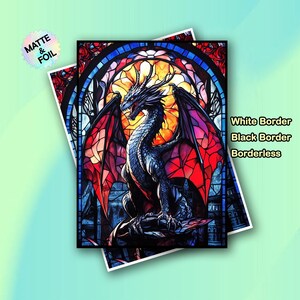 MTG-hoezen, Dragon Commander-themakaarthoezen, hoogwaardige en duurzame magische kaarthoezen, tcg-hoezen, cadeaus voor gamers