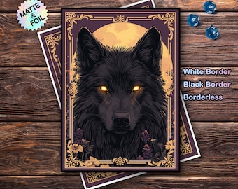 MTG Sleeves 100, MTG Card Sleeves, Werewolf Themed Themed Trading Card  Sleeve Protector, Trading Card Sleeves, Gifts for Gamers - Etsy