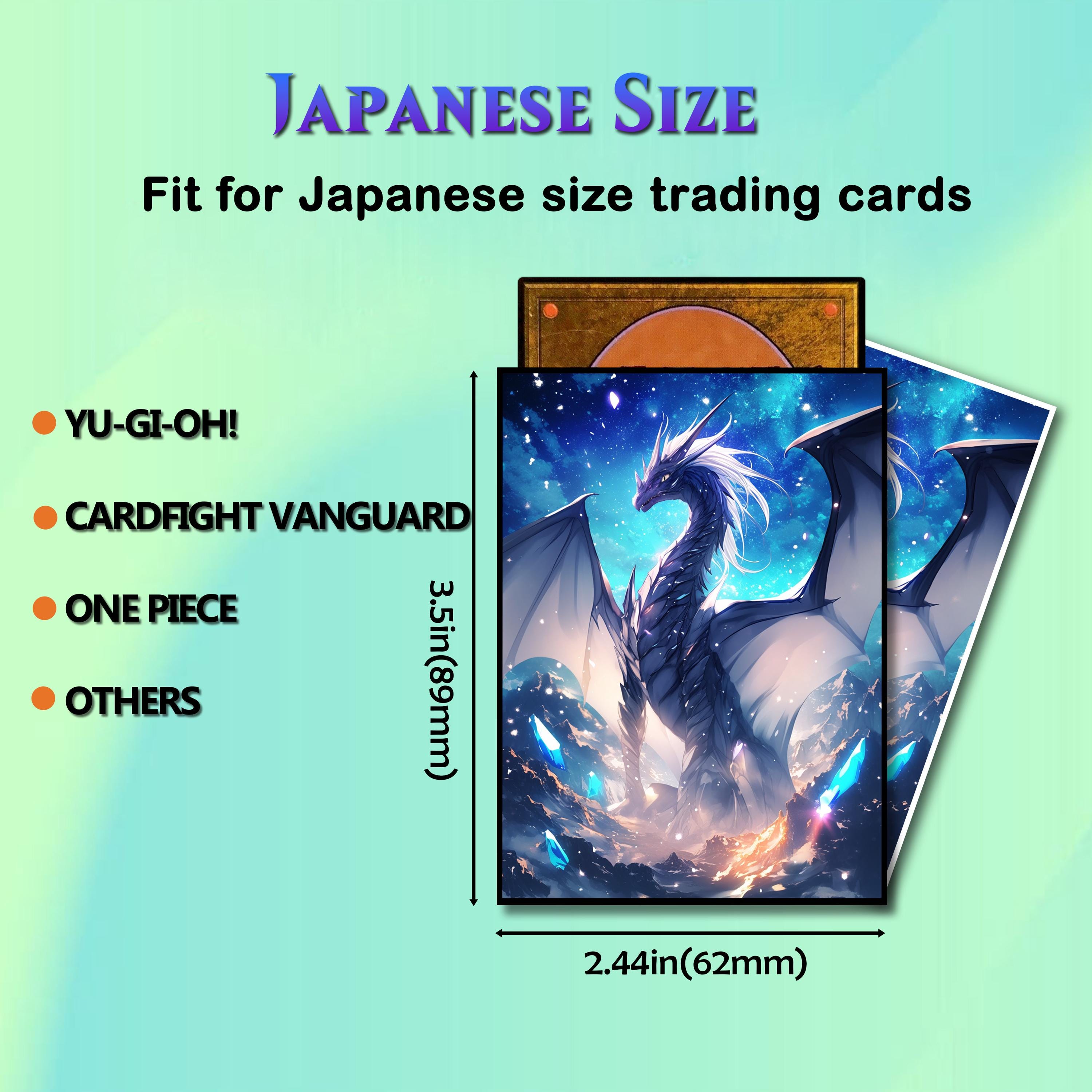 MTG カードスリーブ - ブルードラゴンスタイル、標準サイズと日本