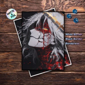 Mtg Card Sleeves Matte, Mtg Sleeves, Top Quality and Detailed Magic Sleeves, Gifts for Gamers, Bloodstained Rift Art Card Sleeves