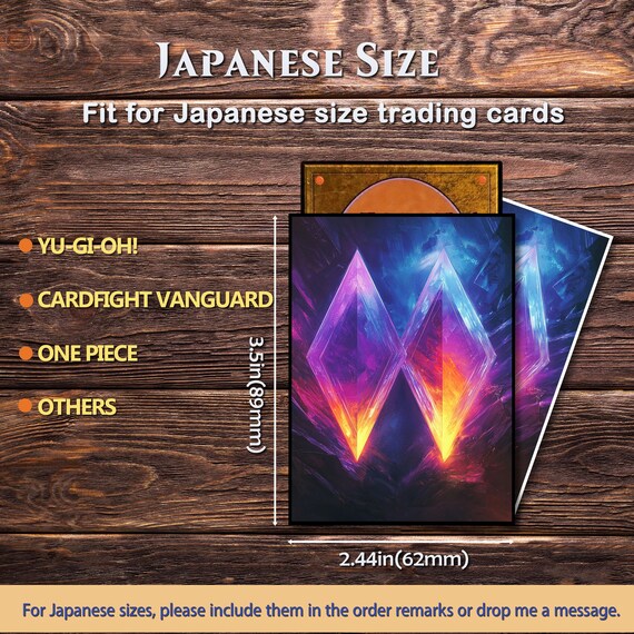 MTG Sleeves Matte, Magic Crystal Tcg Sleeves, Foil/holo, Standard/japanese  Size - Etsy