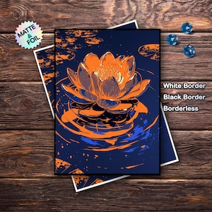 Mtg Card Sleeves, Mtg Sleeves Matte, Top Quality and Detailed Magic Sleeves, Gifts for Gamers, Anime Lotus Art Card Sleeves