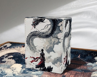Dragon Commander Mtg Deck Box, Holds 100+ Sleeved Cards for TCG, EDH