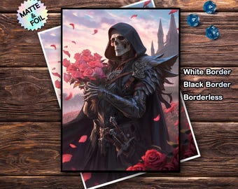 Mtg Card Sleeves, Pixel Art Skull Magic Sleeves, Matte or Foil, Gift for  Gamers - Etsy