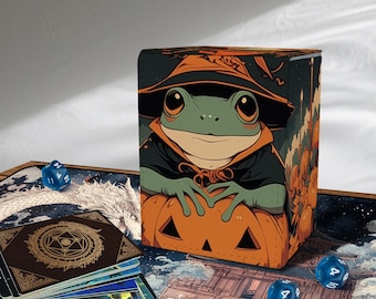 MTG Commander Deck Box - Pumpkin Frog Style, PU Leather, 100 + Sleeved Cards, Removable Divider - Etsy Israel MTG Commander Deck Box - Pumpkin Frog Style, PU Leather, 100 + Sleeved Cards, Removable Divider - Etsy Israel
