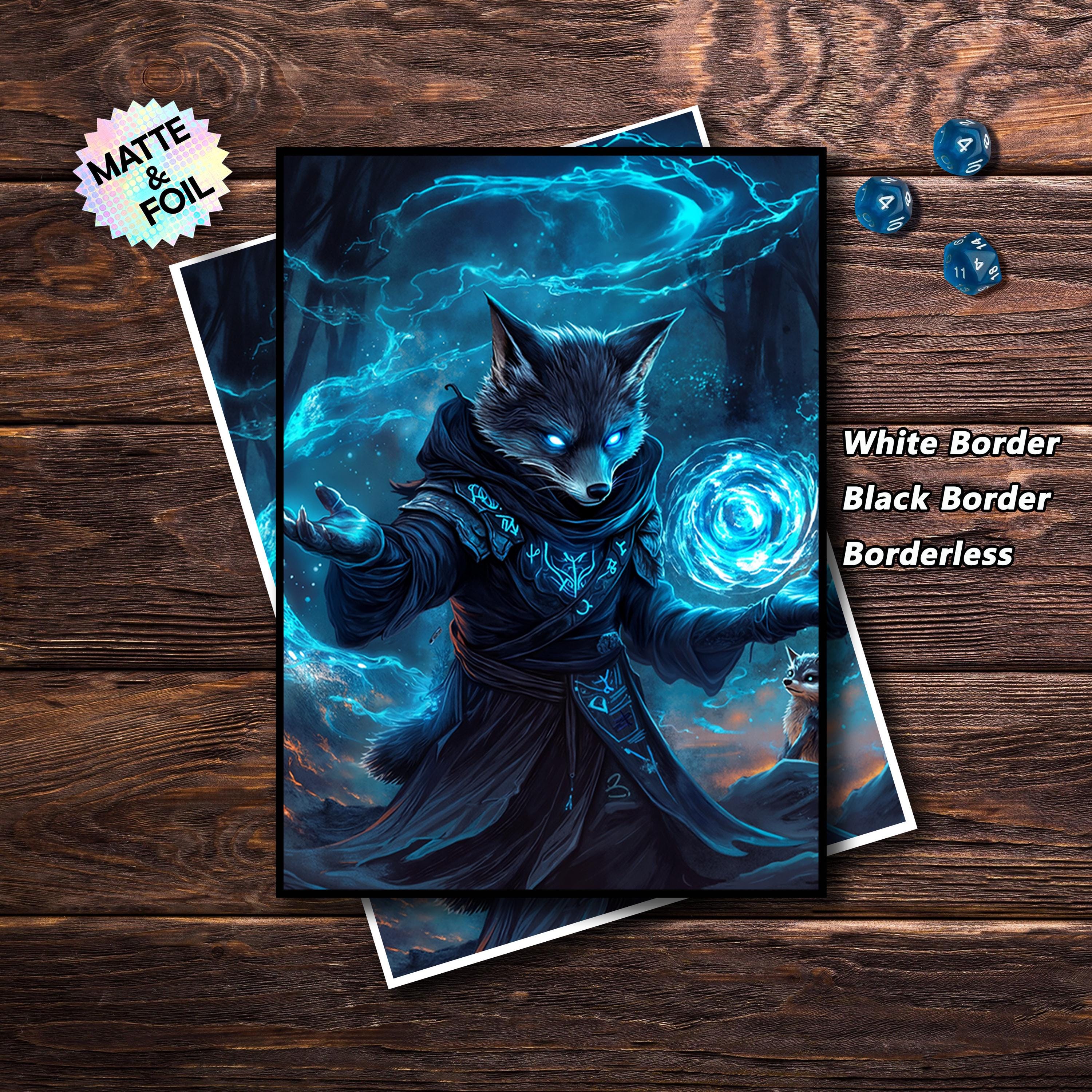 MTG カードスリーブ - Fox Wizard マジックスリーブ、マットまたは