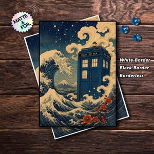 police box card sleeves Mtg Tardis Card Sleeves