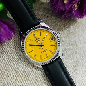 Vintage hmt Tareeq Watch | Mechanical Movement | Yellow Dial | Manual Winding Watch| Made in India