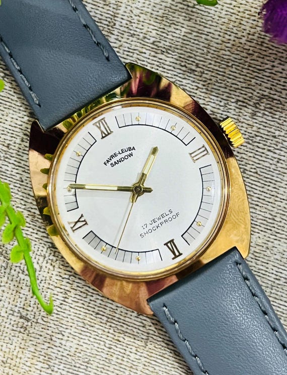 Vintage Favre Leuba Geneve Watch | Mechanical Manual Winding  display picture 2