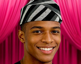 TOMTOM African Men's Traditional Gobi Cap